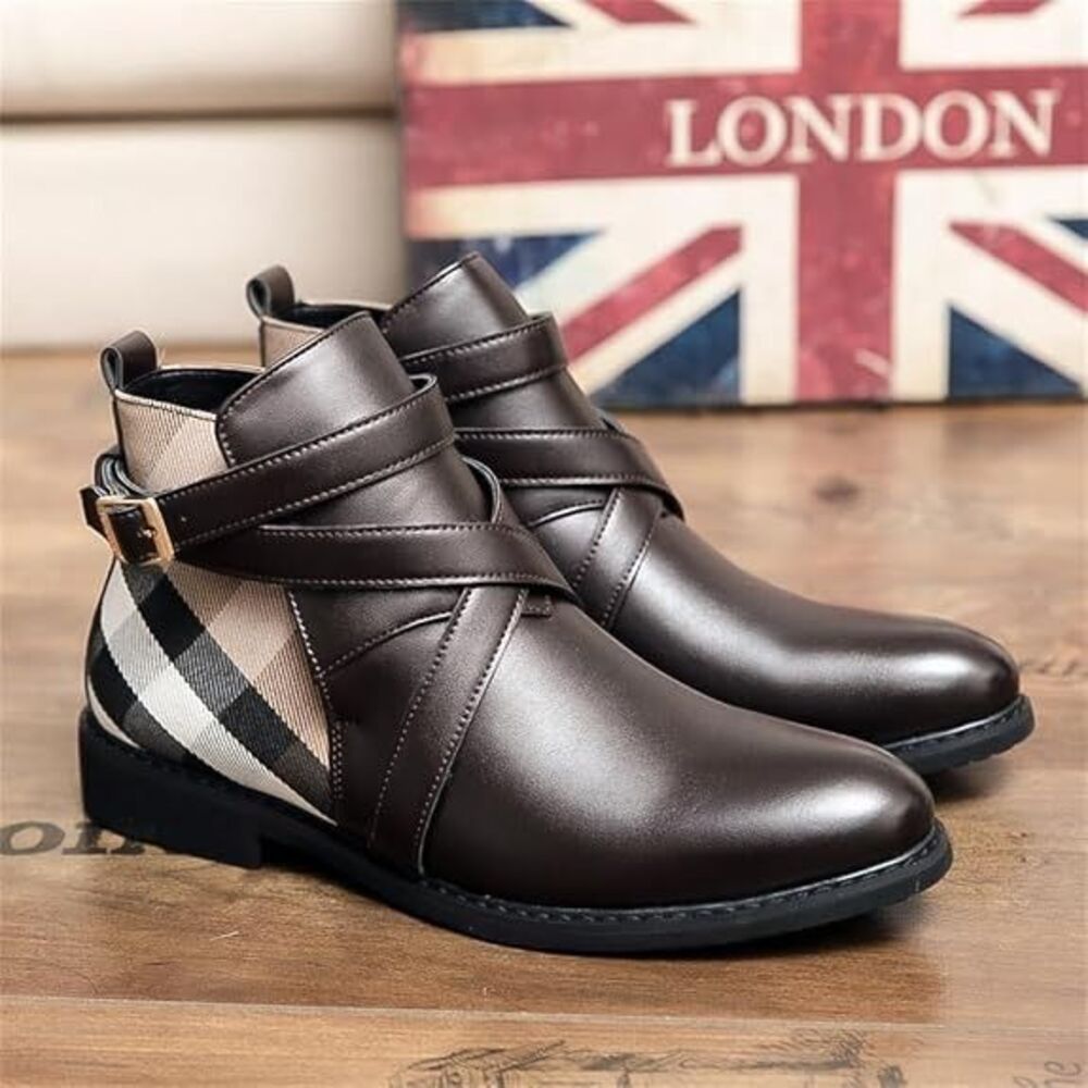 Buckle Strap Ankle Boots